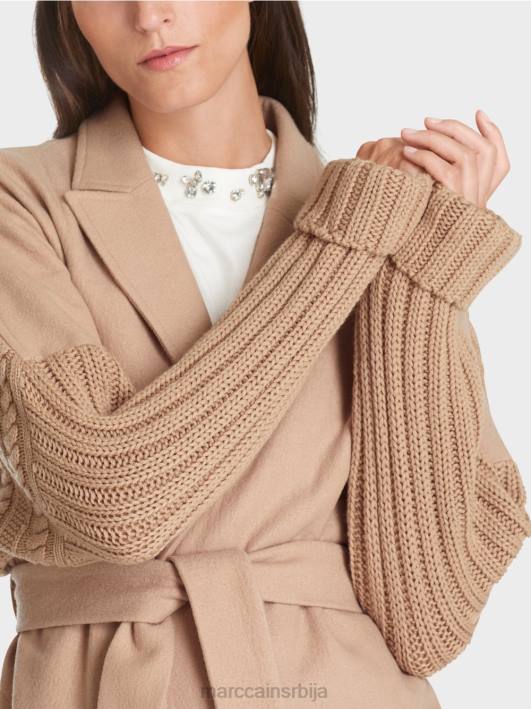 капут плетен у Немачкој Marc Cain D688252 светла карамела одећу