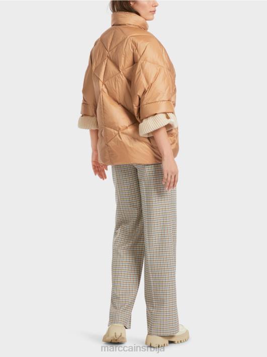 капут у облику прслука у облику јајета Marc Cain D688254 светла карамела одећу