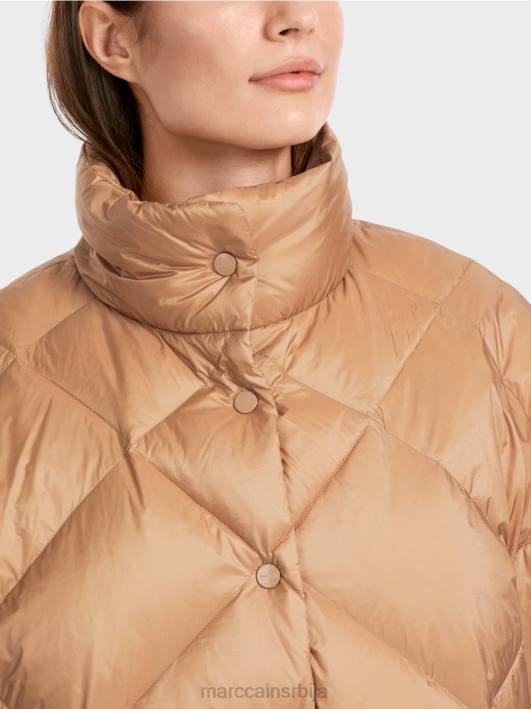 капут у облику прслука у облику јајета Marc Cain D688254 светла карамела одећу