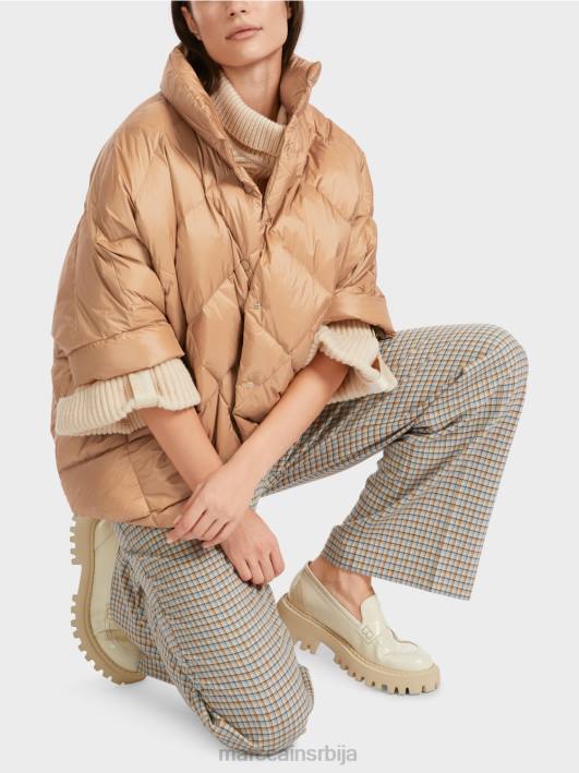 капут у облику прслука у облику јајета Marc Cain D688254 светла карамела одећу