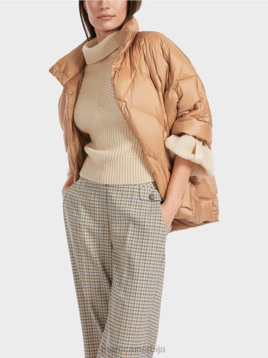 капут у облику прслука у облику јајета Marc Cain D688254 светла карамела одећу