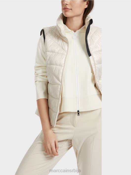 прошивени прслук „промислимо заједно“. Marc Cain D688263 мека месечева стена одећу