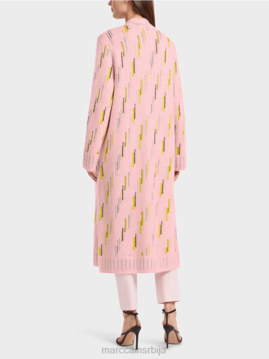 вунени капут плетен у Немачкој Marc Cain D688264 меки пудер розе одећу