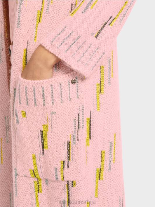 вунени капут плетен у Немачкој Marc Cain D688264 меки пудер розе одећу