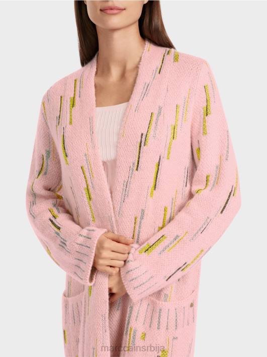 вунени капут плетен у Немачкој Marc Cain D688264 меки пудер розе одећу