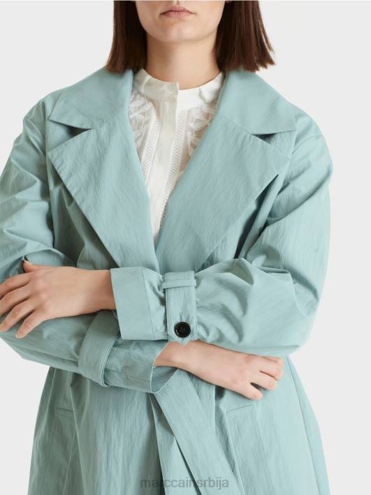 капут набораног изгледа Marc Cain D688265 тамно небо плаво одећу