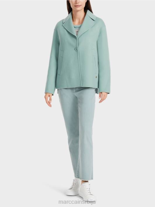 вунена јакна на отвореном Marc Cain D688267 тамно небо плаво одећу