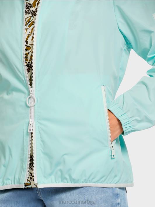 лагана јакна на отвореном са капуљачом Marc Cain D688279 мекани светларник одећу