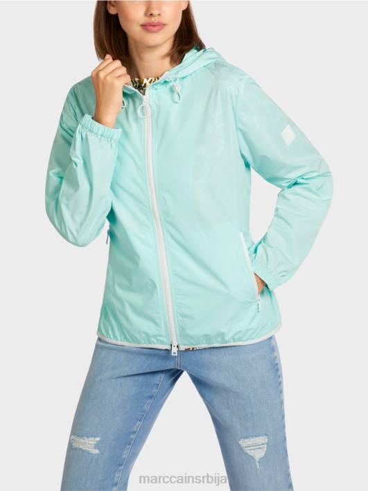 лагана јакна на отвореном са капуљачом Marc Cain D688279 мекани светларник одећу