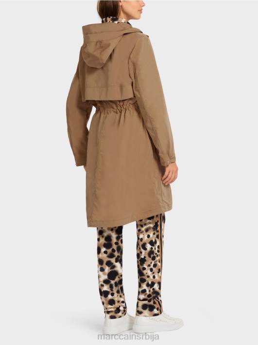 капут с капуљачом Marc Cain D688281 лагана кафа одећу