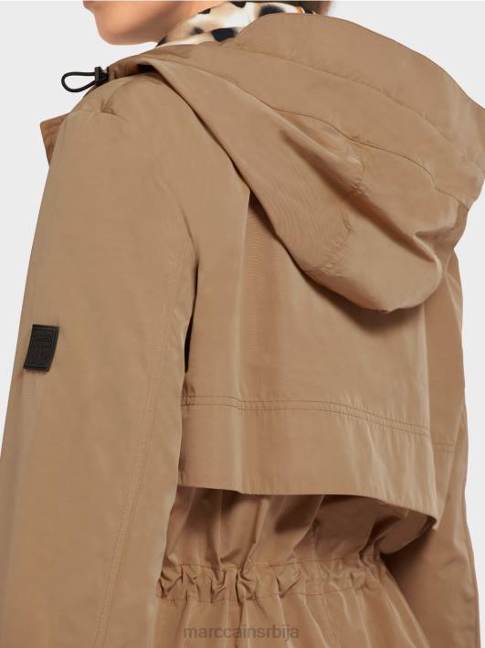 капут с капуљачом Marc Cain D688281 лагана кафа одећу