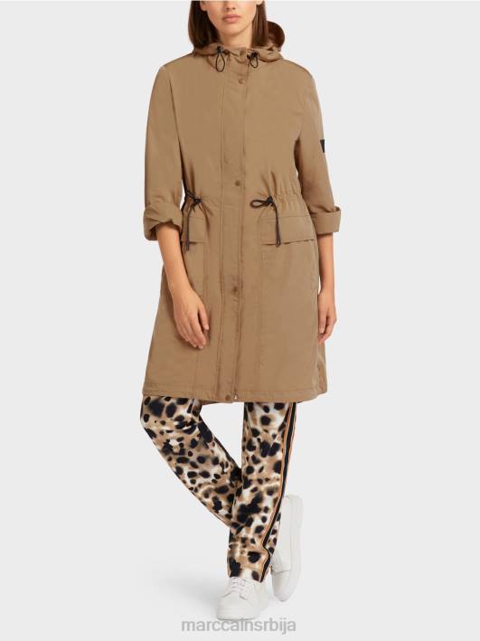 капут с капуљачом Marc Cain D688281 лагана кафа одећу