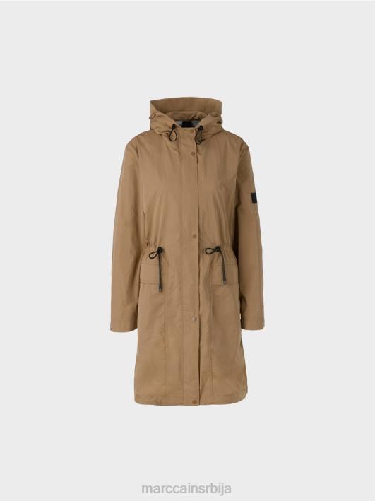 капут с капуљачом Marc Cain D688281 лагана кафа одећу