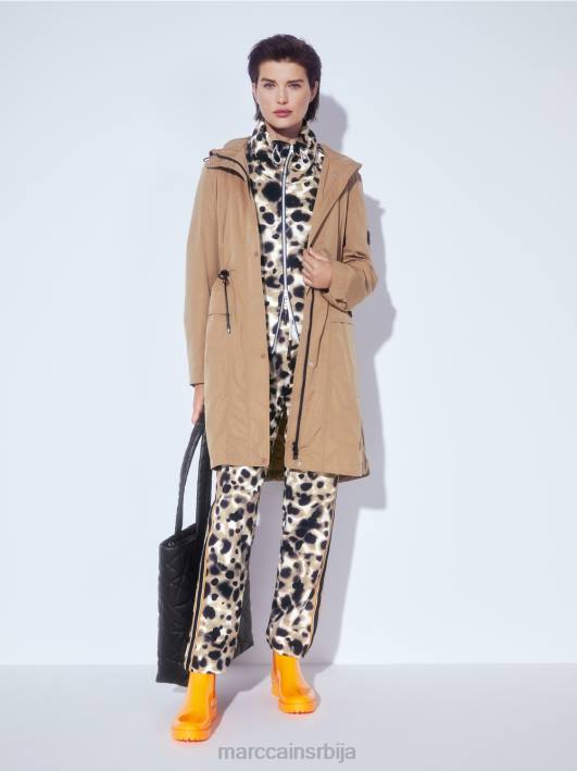 капут с капуљачом Marc Cain D688281 лагана кафа одећу