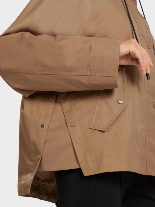 цасуал оутдоор јакна са штампом Marc Cain D688283 лагана кафа одећу