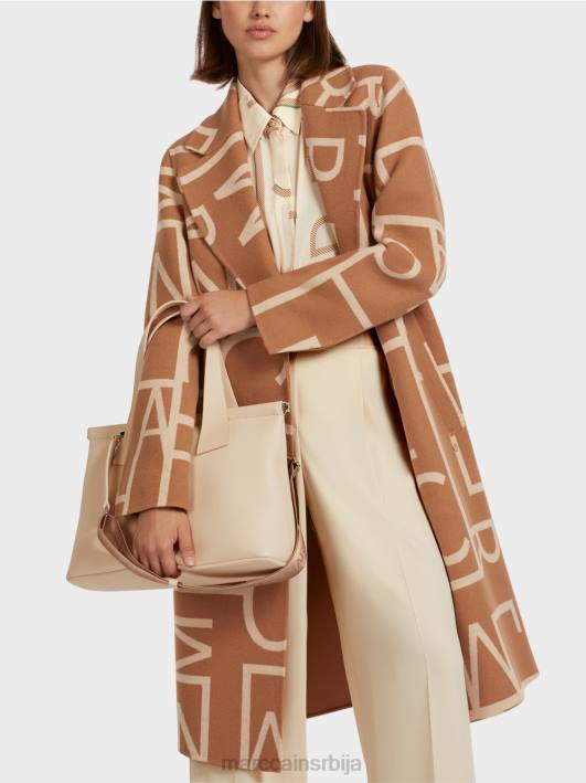 капут са стилизованим словима мц Marc Cain D688291 Камила одећу