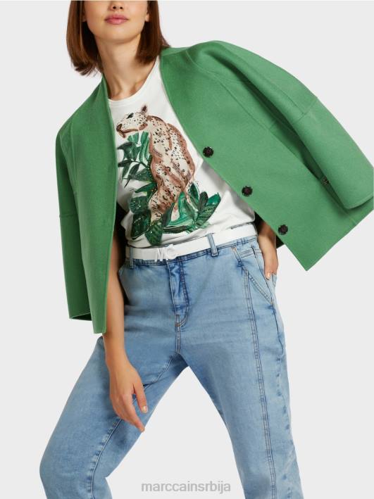 обична вунена јакна Marc Cain D688293 маховина зелена одећу