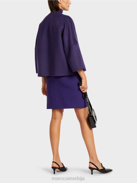 обична вунена јакна Marc Cain D688300 краљевски пурпур одећу
