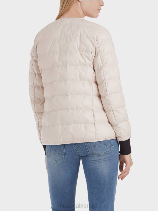 подстављена јакна на отвореном Marc Cain D688302 цвет бадема одећу