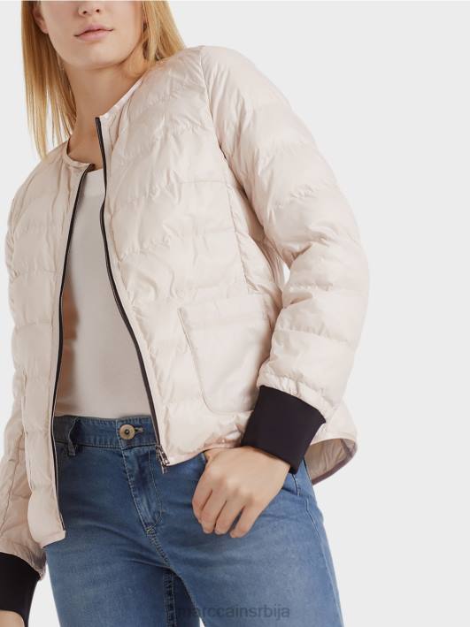 подстављена јакна на отвореном Marc Cain D688302 цвет бадема одећу