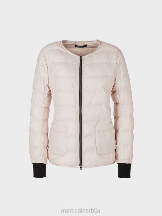 подстављена јакна на отвореном Marc Cain D688302 цвет бадема одећу