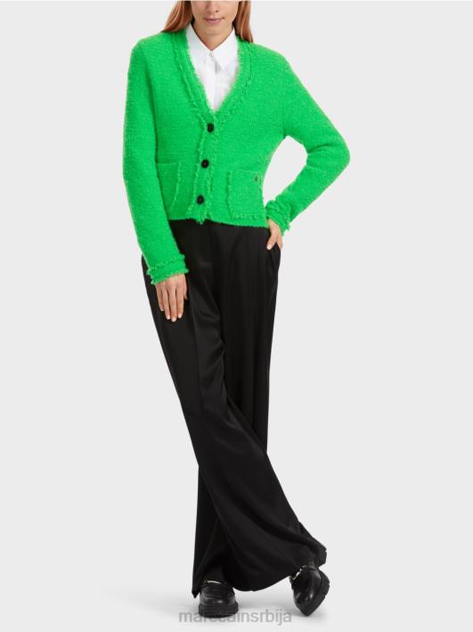 боуцле кардиган плетени у Немачкој Marc Cain D688310 тамно зелена јабука одећу