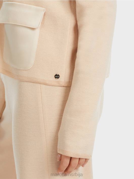 кардиган плетен у Немачкој Marc Cain D688319 тамна крема одећу