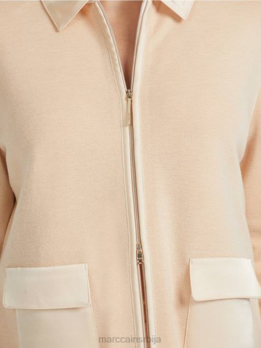 кардиган плетен у Немачкој Marc Cain D688319 тамна крема одећу