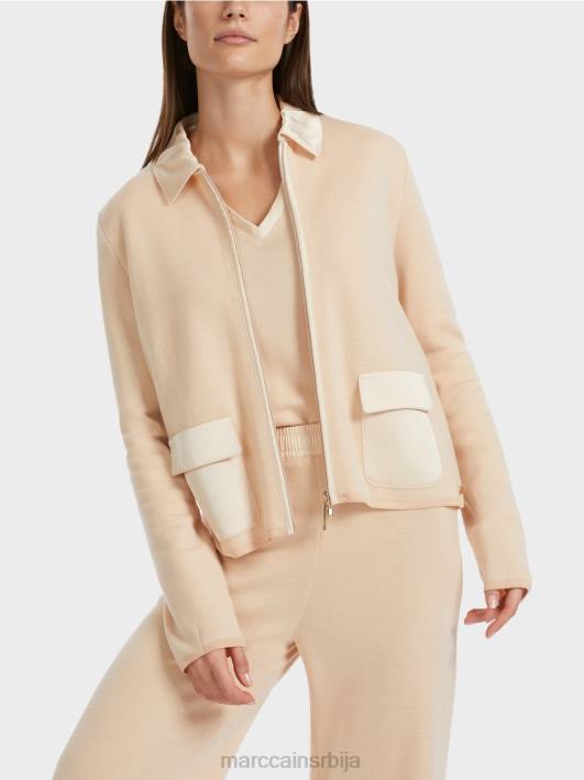 кардиган плетен у Немачкој Marc Cain D688319 тамна крема одећу