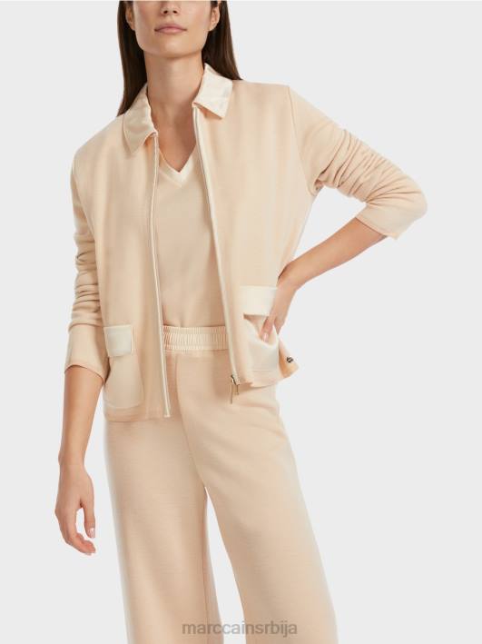 кардиган плетен у Немачкој Marc Cain D688319 тамна крема одећу