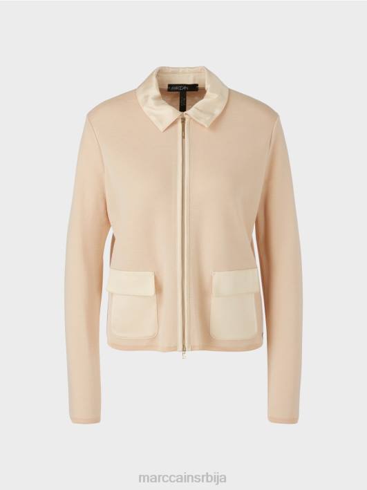 кардиган плетен у Немачкој Marc Cain D688319 тамна крема одећу