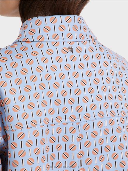 јакна у благо проширеном облику Marc Cain D688322 тамно летње небо одећу