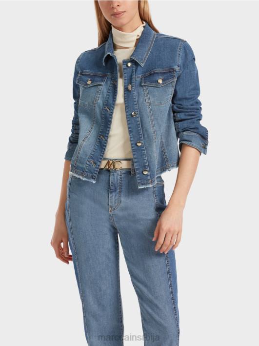 патцхворк деним јакна Marc Cain D688325 винтаге плава одећу