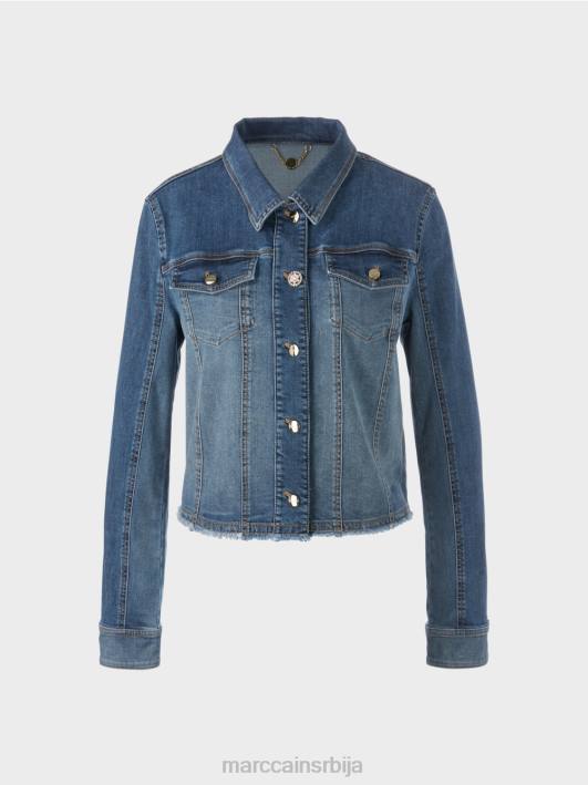 патцхворк деним јакна Marc Cain D688325 винтаге плава одећу