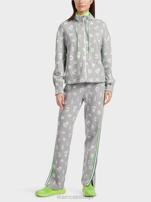 јакна у стилу џогинга Marc Cain D688331 Сребрно сива одећу