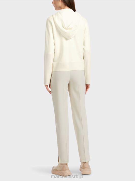 дупла јакна са капуљачом Marc Cain D688336 прљаво бело одећу