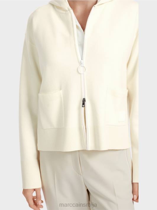 дупла јакна са капуљачом Marc Cain D688336 прљаво бело одећу
