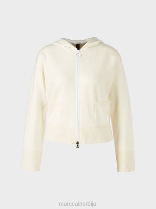 дупла јакна са капуљачом Marc Cain D688336 прљаво бело одећу