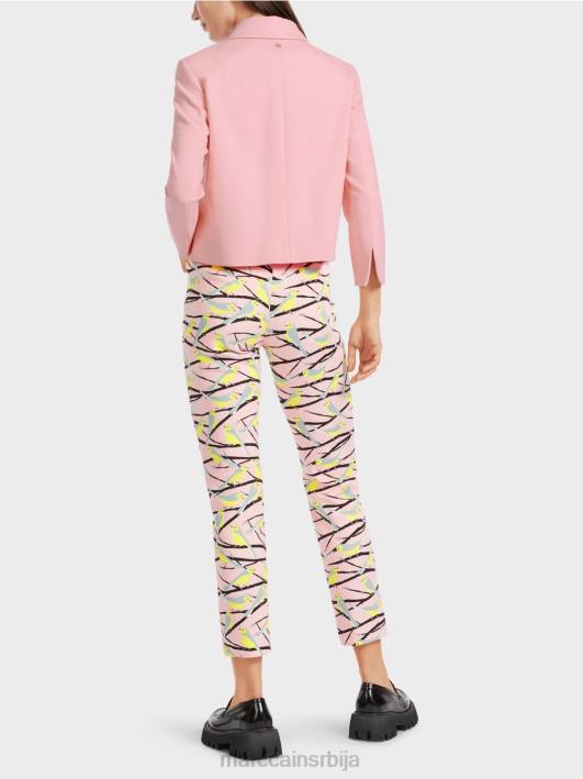 кратка јакна са растезањем Marc Cain D688344 меки пудер розе одећу