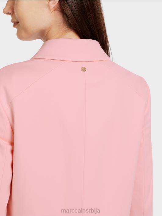 кратка јакна са растезањем Marc Cain D688344 меки пудер розе одећу