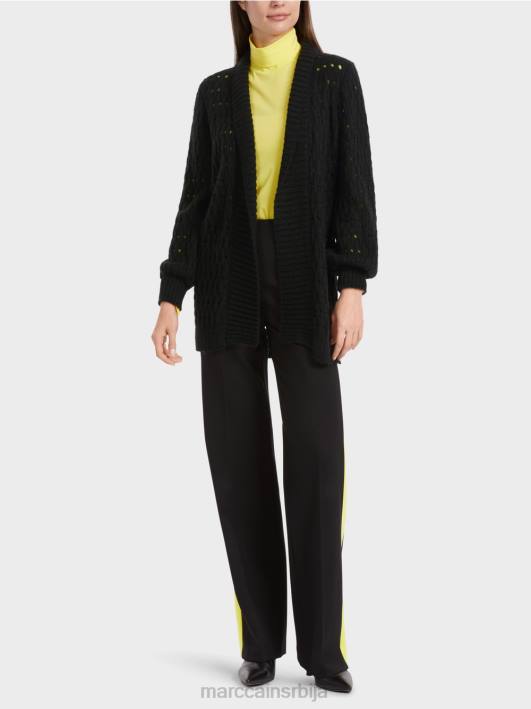 кардиган плетен у Немачкој Marc Cain D688346 црн одећу