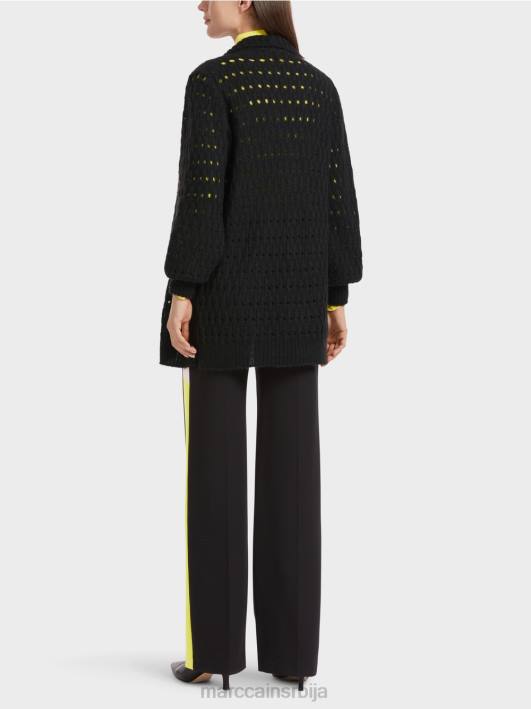 кардиган плетен у Немачкој Marc Cain D688346 црн одећу