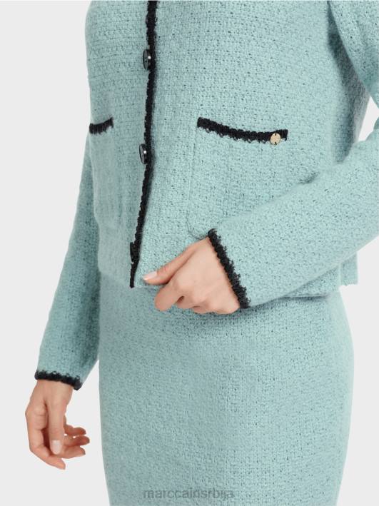 кардиган плетен у Немачкој Marc Cain D688347 тамно небо плаво одећу