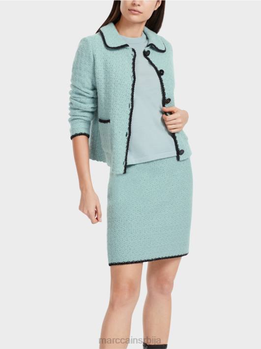 кардиган плетен у Немачкој Marc Cain D688347 тамно небо плаво одећу