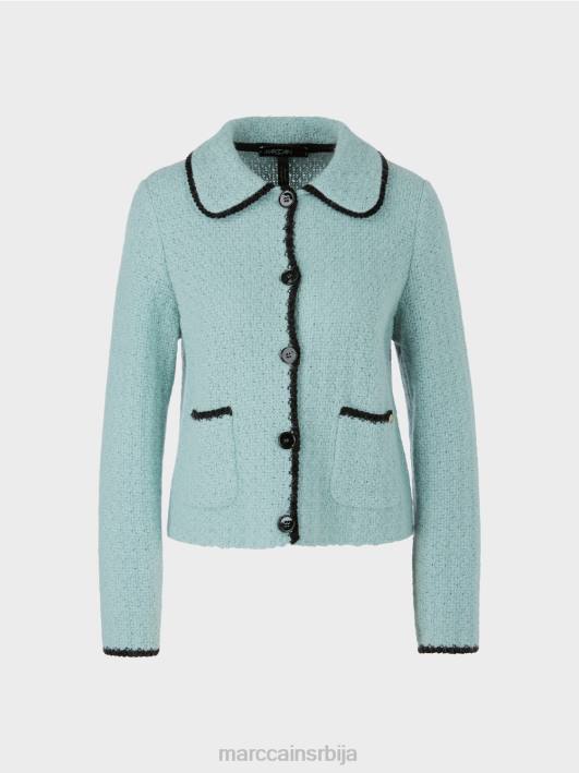 кардиган плетен у Немачкој Marc Cain D688347 тамно небо плаво одећу