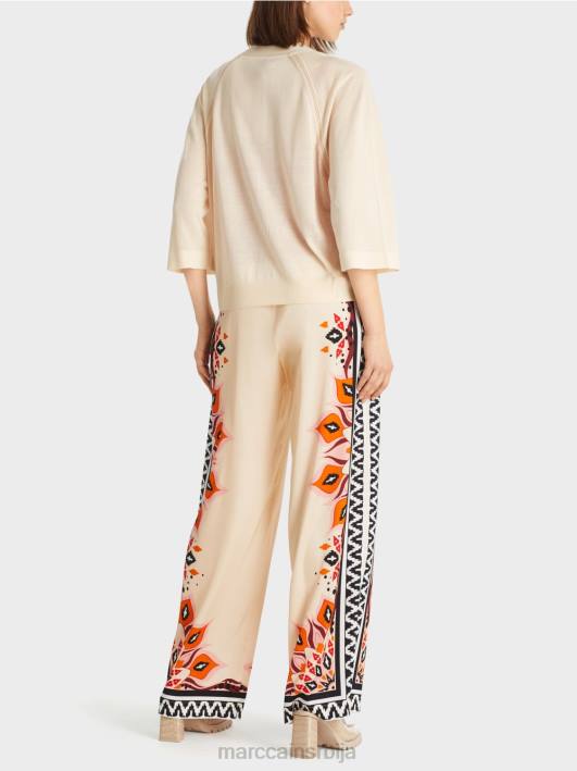 лабав плетени раглан кардиган Marc Cain D688358 цреме одећу