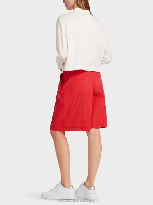 ланена јакна са стојећом крагном Marc Cain D688361 прљаво бело одећу