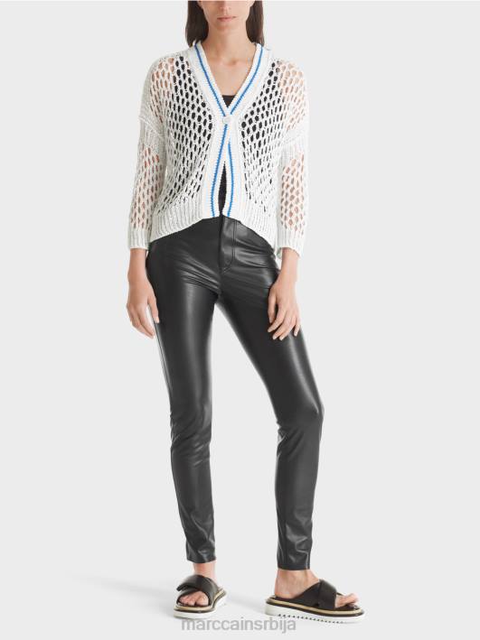 перфорирани кардиган плетен у Немачкој Marc Cain D688362 бео одећу