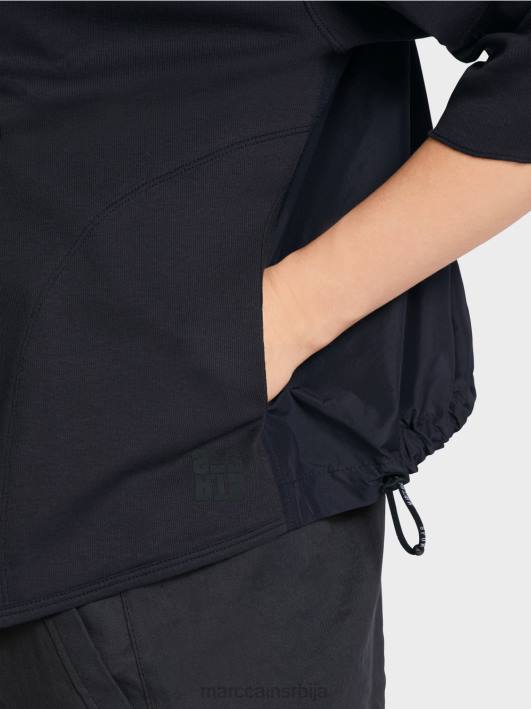 цасуал јакна од мешавине тканина Marc Cain D688363 поноћно плава одећу