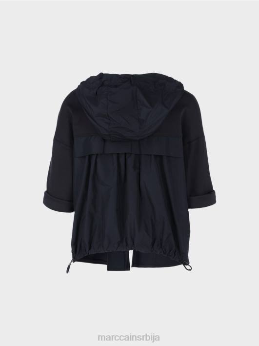 цасуал јакна од мешавине тканина Marc Cain D688363 поноћно плава одећу